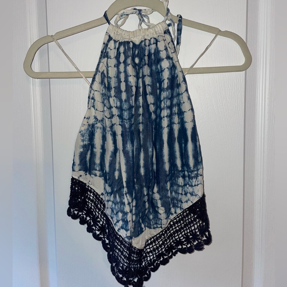 GUESS Tie Dye Halter Top